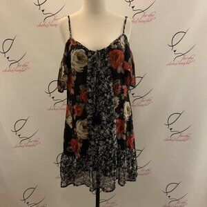 Chance & Destiny. Size Sm - Med. Short Dress. Adjustable Straps. Ruffle. B41